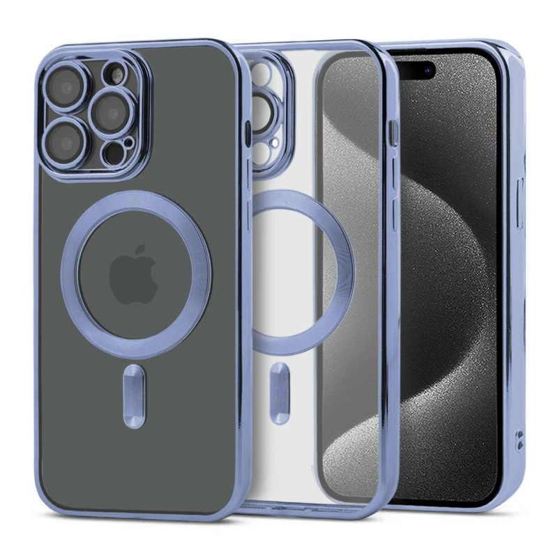 Etui MAGSHINE MAGSAFE do Apple iPhone 14+ niebieski