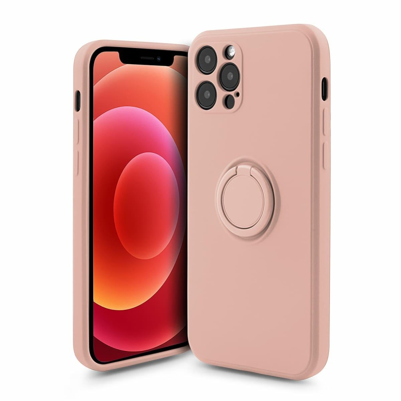 FINGER RING Hülle für Apple iPhone 12 PRO MAX rosa