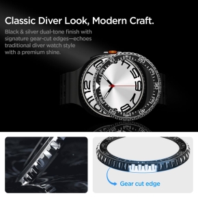 SPIGEN BEZEL TUNE PRO DIVER SAMSUNG GALAXY WATCH 8 CLASSIC (46 MM) BLACK