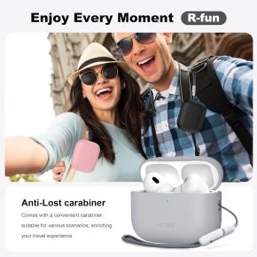 TECH-PROTECT SILICONE APPLE AIRPODS PRO 3 CRAYON GREY