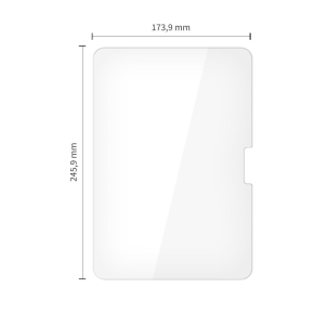 TECH-PROTECT GLASS FIT+ TEMPERED GLASS 2-PACK FOR IPAD PRO 11” 5 / 6 / 2024-2025 CLEAR