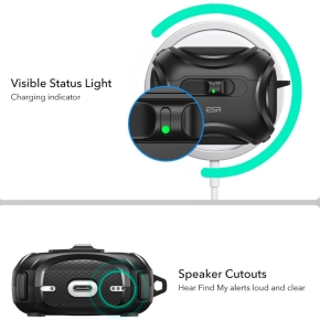 ESR CYBER FLICKLOCK HALOLOCK MAGSAFE APPLE AIRPODS PRO 3 BLACK