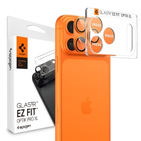 SPIGEN OPTIK PRO XL GLAS.TR ”EZ FIT” CAMERA PROTECTOR FOR IPHONE 17 PRO MAX ORANGE