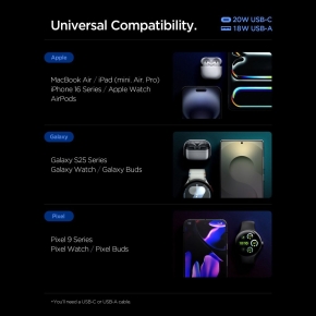 SPIGEN ESSENTIAL EE202EU 2-PORT NETWORK CHARGER 20W WHITE