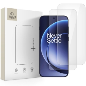 SZKŁO HARTOWANE TECH-PROTECT GLASS FIT+ 2-PACK ONEPLUS 15 CLEAR