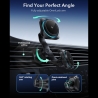 ESR OMNILOCK CRYOBOOST MAGNETIC MAGSAFE VENT CAR MOUNT WIRLESSS CHARGER QI2.2 25W BLACK