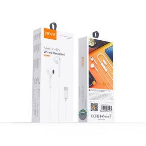 sluchawki z kablem vidvie hs685 typc bialy 10