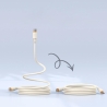 Cable VIDVIE CB408 Type-C/Type-C 60W 1.2m beige