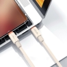 Kabel VIDVIE CB408 Type C/Type C 100W, 1.2m beige