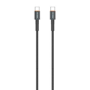 Kabel VIDVIE CB4034 Type C/Type C 100W, 1.2m czarny