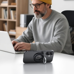 TECH-PROTECT MMR500 MAGNETIC MAGSAFE PHONE RING BLACK