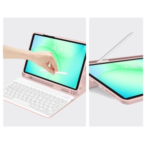 TECH-PROTECT SC PEN + KEYBOARD GALAXY TAB A9+ / A11+ PLUS 11.0 X210 / X215 / X216 / X230 / X235 / X236 PINK