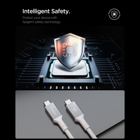 SPIGEN EB10020CC ESSENTIAL TYPE-C CABLE 100W 200CM WHITE