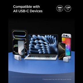 SPIGEN EB24012CC ESSENTIAL TYPE-C CABLE 240W 120CM BLACK