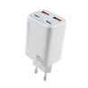Travel charger VIDVIE PLE222 5A 70W GaN 2xUSB+2xType-C white