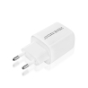 VIDVIE PLE248 Netzladegerät 1xUSB + 1xType C 3A PD 20W weiß