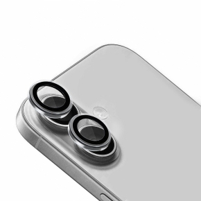 Szkło hartowane Lens na aparat do Apple iPhone 16/16+/17 przezroczysty