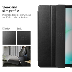 SPIGEN SMART FOLD GALAXY TAB A9  A11 8.7 X110  X115  X133  X135 MATTE BLACK