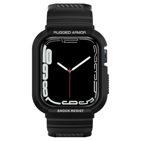 SPIGEN RUGGED ARMOR ”PRO” APPLE WATCH 6  7  8  9  SE 1  2  3 (44  45 MM) BLACK