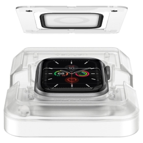 SZKŁO HYBRYDOWE SPIGEN PROFLEX ”EZ FIT” APPLE WATCH 4  5  6  SE 1  2  3 (44MM)