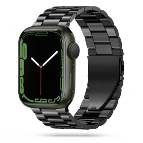 TECH-PROTECT STAINLESS APPLE WATCH 8  9  10  11  SE  ULTRA (44  45  46  49 MM) BLACK