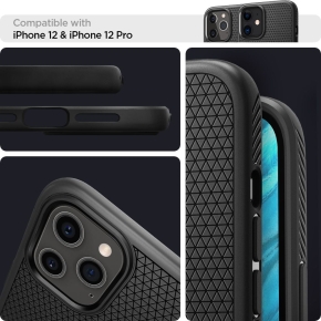 SPIGEN LIQUID AIR IPHONE 12  12 PRO MATTE BLACK
