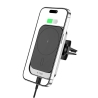 TECH-PROTECT CW19 MAGNETIC MAGSAFE VENT CAR MOUNT WIRELESS CHARGER 15W BLACK
