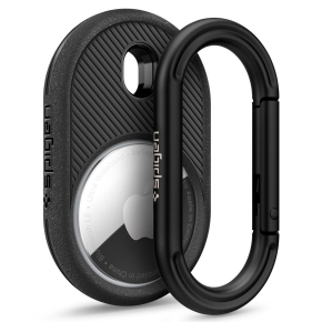 SPIGEN VAULT APPLE AIRTAG 1  2 MATTE BLACK