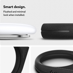 SPIGEN VAULT APPLE AIRTAG 1  2 MATTE BLACK
