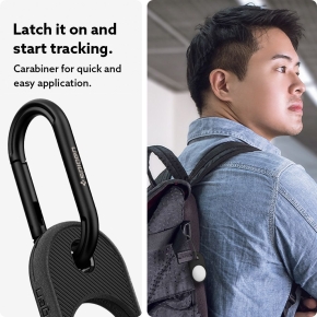 SPIGEN VAULT APPLE AIRTAG 1  2 MATTE BLACK