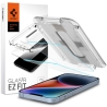 SZKŁO HARTOWANE SPIGEN GLAS.TR ”EZ FIT” 2-PACK IPHONE 13  13 PRO  14  16E CLEAR