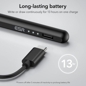 ESR DIGITAL+ MAGNETIC STYLUS PEN IPAD BLACK