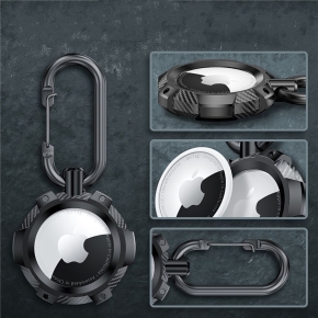 TECH-PROTECT TPUCARBON APPLE AIRTAG 1  2 BLACK