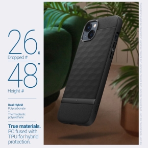 CASEOLOGY PARALLAX MAG MAGSAFE IPHONE 14 PLUS  15 PLUS MATTE BLACK