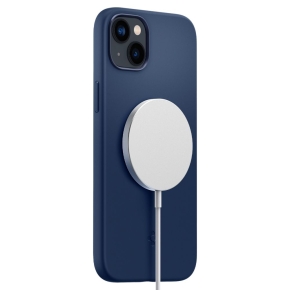 SPIGEN SILICONE FIT MAG MAGSAFE IPHONE 14 PLUS  15 PLUS NAVY BLUE
