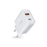 TECH-PROTECT C30W 2-PORT NETWORK CHARGER PD 30W  QC3.0 WHITE
