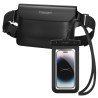 SPIGEN A621 UNIVERSAL WATERPROOF CASE & WAIST BAG BLACK