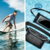 SPIGEN A621 UNIVERSAL WATERPROOF CASE & WAIST BAG BLACK