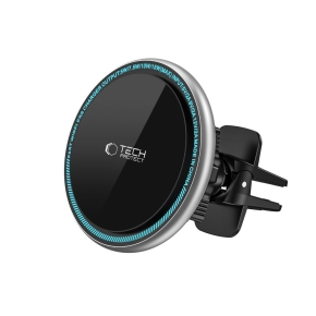 TECH-PROTECT A2 MAGNETIC MAGSAFE VENT CAR MOUNT WIRELESS CHARGER 15W BLACK