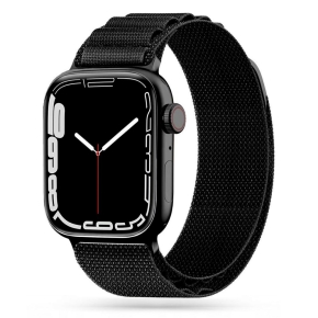 TECH-PROTECT NYLON PRO APPLE WATCH 8  9  10  11  SE  ULTRA (44  45  46  49 MM) BLACK