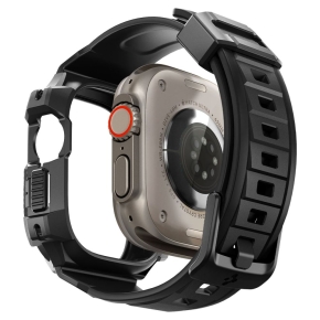 SPIGEN RUGGED ARMOR ”PRO” APPLE WATCH ULTRA 1  2  3 (49 MM) BLACK