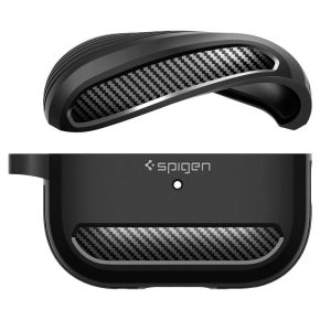 SPIGEN RUGGED ARMOR APPLE AIRPODS PRO 1  2 MATTE BLACK