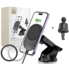 TECH-PROTECT MM15W-V1 MAGNETIC MAGSAFE DASHBOARD & VENT CAR MOUNT WIRELESS CHARGER 15W BLACK