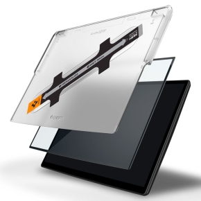 SZKŁO HARTOWANE SPIGEN GLAS.TR ”EZ FIT” TESLA MODEL X 2022  MODEL S 2021 BLACK