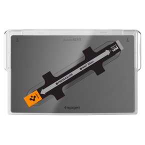 SZKŁO HARTOWANE SPIGEN GLAS.TR ”EZ FIT” TESLA MODEL X 2022  MODEL S 2021 BLACK