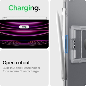 SPIGEN AIRSKIN HYBRID ”S” IPAD PRO 12.9” 4  5  6  2020-2022 CRYSTAL CLEAR