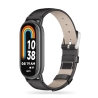 TECH-PROTECT LEATHERFIT XIAOMI SMART BAND 8  9  10  NFC BLACK