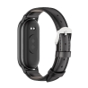 TECH-PROTECT LEATHERFIT XIAOMI SMART BAND 8  9  10  NFC BLACK