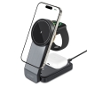 TECH-PROTECT QI15W-A28 3IN1 MAGNETIC MAGSAFE WIRELESS CHARGER BLACK