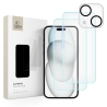 SZKŁO HARTOWANE TECH-PROTECT SUPREME SET 3-PACK IPHONE 15 CLEAR